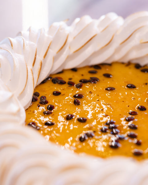 Passion fruit pie(tartaleta de maracuyá)
