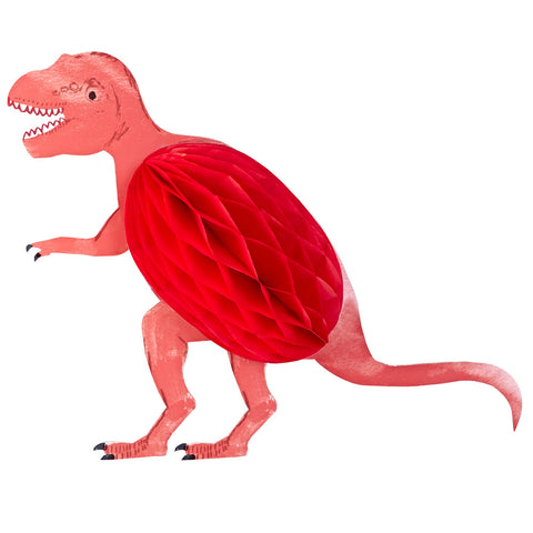 Honeycomb dinosaur decorations