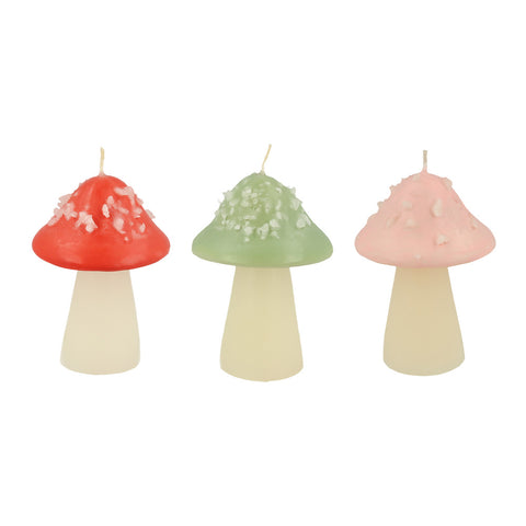 Mushroom candles