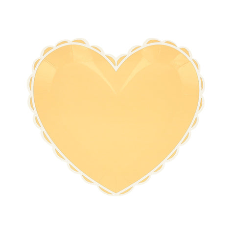 Pastel heart small plates