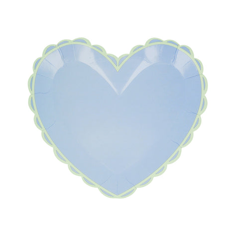 Pastel heart small plates