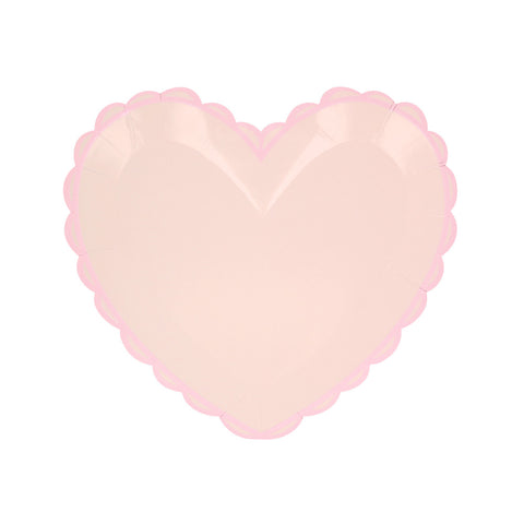 Pastel heart small plates