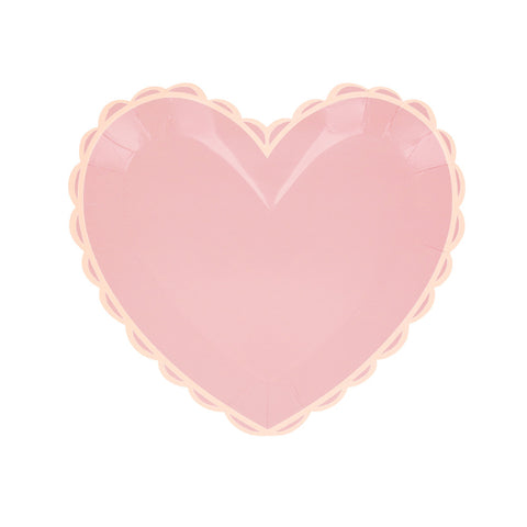 Pastel heart small plates