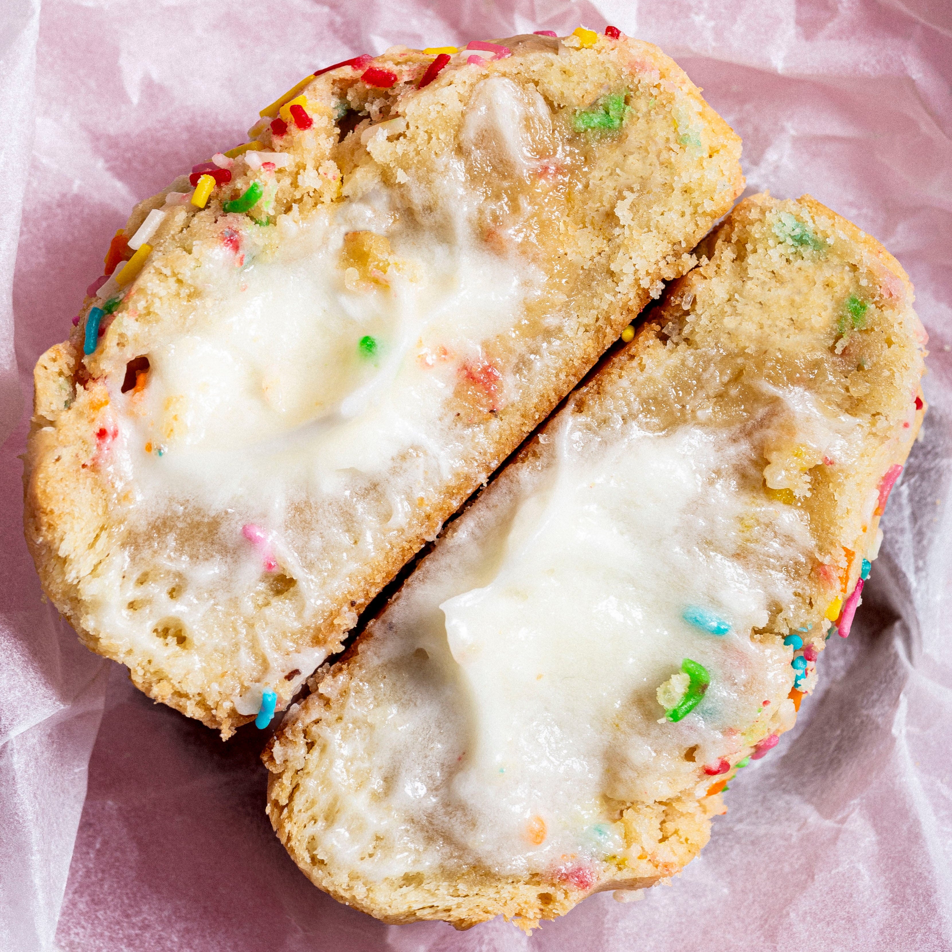Vanilla funfetti cookie